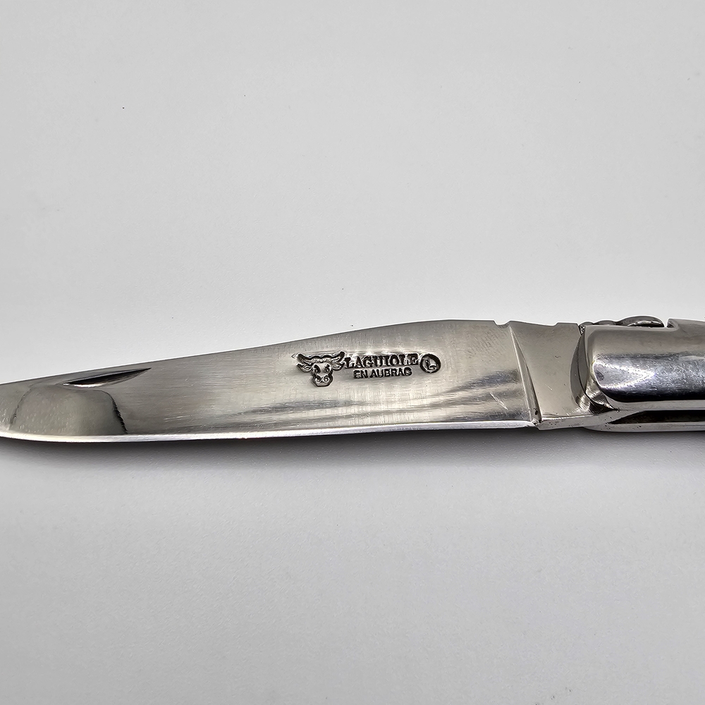 Laguiole En Aubrac Stainless Steel Folding Knife **SOLD**